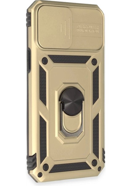 iPhone 12 Pro Max Kılıf Pars Lens Yüzüklü Silikon - Gold fiyatları