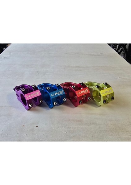 Lunje Dağ Bisikleti Gidon Boğazı 31.8 mm Mor Yüksek Mukavemetli Alüminyum 45 mm fırsatları