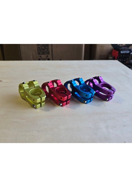 Lunje Dağ Bisikleti Gidon Boğazı 31.8 mm Mor Yüksek Mukavemetli Alüminyum 45 mm indirimleri