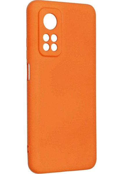 Xiaomi Mi 10T Kılıf Nano Içi Kadife Silikon - Turuncu fiyatları