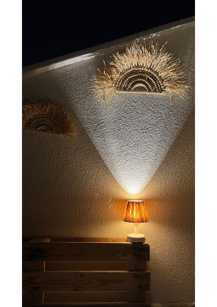 Rafya Saçaksız Şarjlı Masa Lambası - Alt Beyaz indirimleri