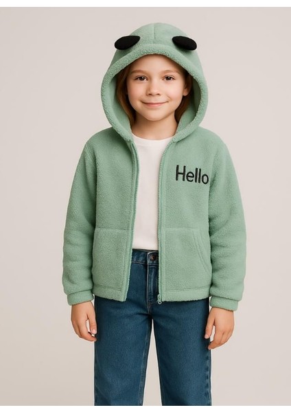 Kız Çocuk Peluş Hırka