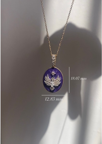 14 Ayar Altın Taşlı Anka Kuşu Kolye fiyatları