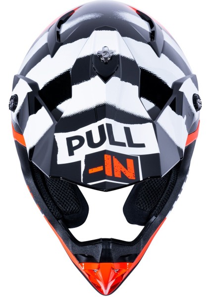 Master Race Trash Kask Trash Orange Beyaz Turuncu Siyah modelleri