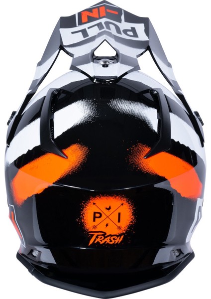 Master Race Trash Kask Trash Orange Beyaz Turuncu Siyah fırsatları