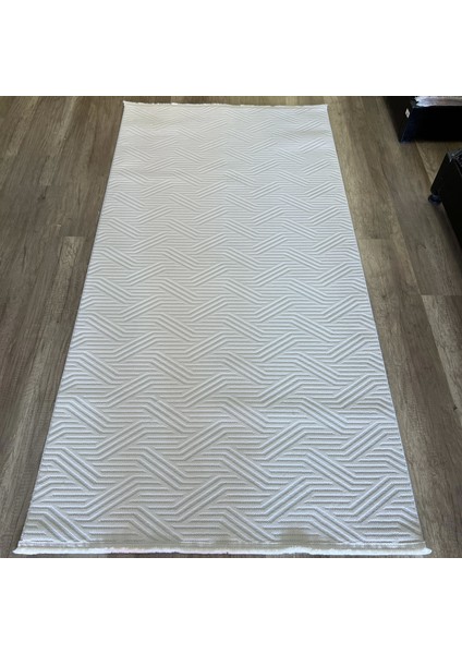 Markiz 1092 Krem Modern Pamuk Taban Halı