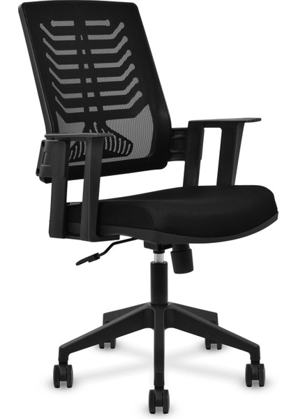 Liva Siyah File Ofis Çalışma Koltuğu