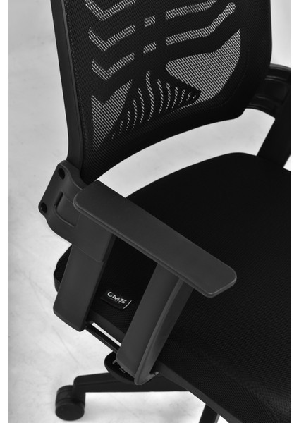 Liva Siyah File Ofis Çalışma Koltuğu