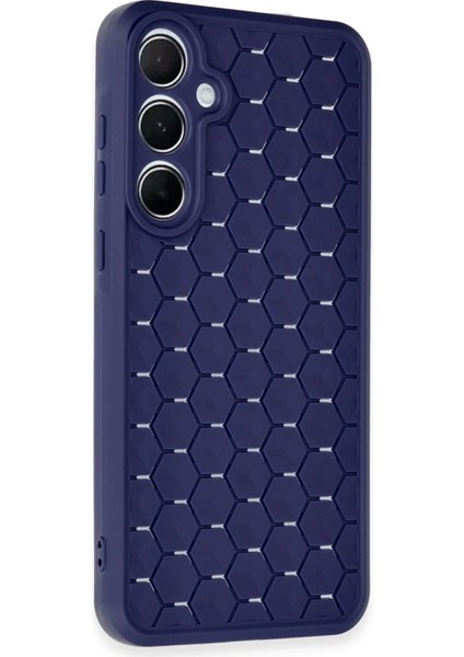 Samsung Galaxy A35 5g Kılıf Petek Silikon Kapak - Lacivert fiyatları
