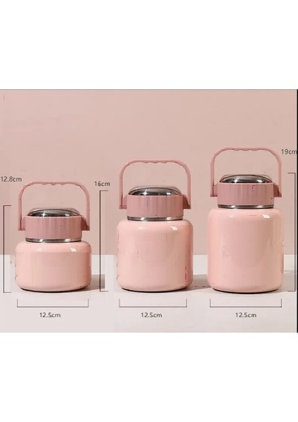 Çelik Mama Termosu Sıcak Veya Soğuk Yiyecekler Için Öğle Yemeği Termosu 900 ml