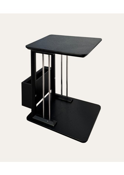 Kare Siyah Kılçıklı Sehpa – Dergilikli, Modern Tasarım indirimleri