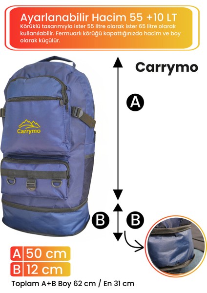 Orijinal Körüklü Ortopedik Konfor Modeli Çok Gözlü Gezi Seyahat Yürüyüş Dağcı Kamp Spor Sırt Çantası modelleri