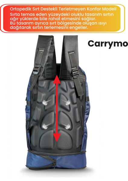 Orijinal Körüklü Ortopedik Konfor Modeli Çok Gözlü Gezi Seyahat Yürüyüş Dağcı Kamp Spor Sırt Çantası fırsatları