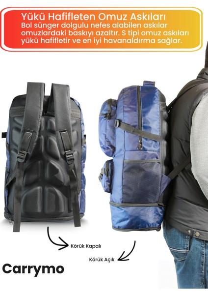 Orijinal Körüklü Ortopedik Konfor Modeli Çok Gözlü Gezi Seyahat Yürüyüş Dağcı Kamp Spor Sırt Çantası indirimleri