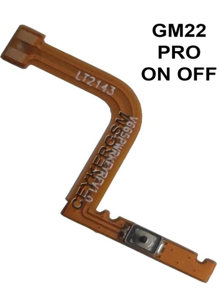 General Mobile Gm 22 Pro Uyumlu On Off Yan Ses Flex Film