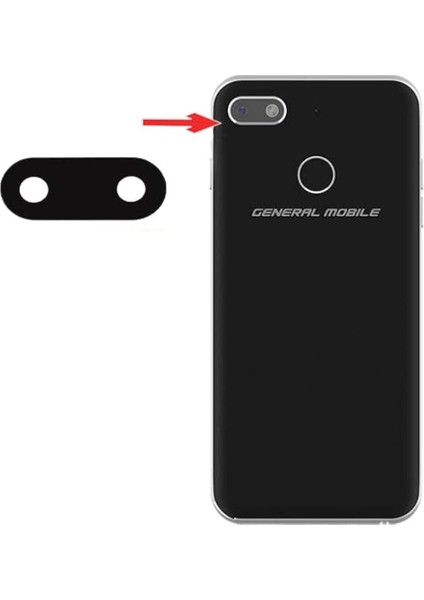 General Mobile Gm8 Go Uyumlu Kamera Camı