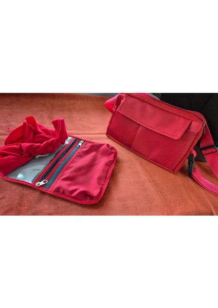 Bel çantası kırmızı