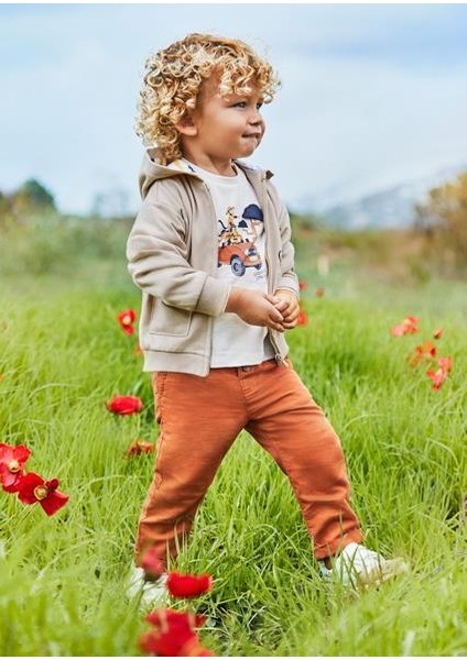 Mayoral Erkek Bebek Turuncu Keten Pantolon 01541