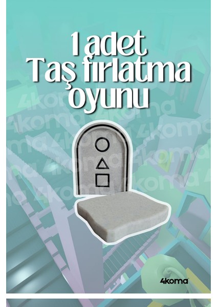 Squid Game Oyun Seti Oyunlar 4'lü Oyun Seti Metal Uçlu Topaç/gonggi/ddakji/taş Fırlatma fiyatları
