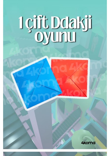 Squid Game Oyun Seti Oyunlar 4'lü Oyun Seti Metal Uçlu Topaç/gonggi/ddakji/taş Fırlatma modelleri