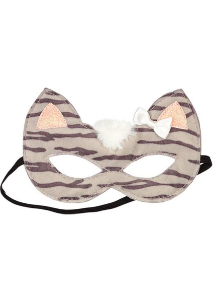 Çizgili Kedi Maskesi