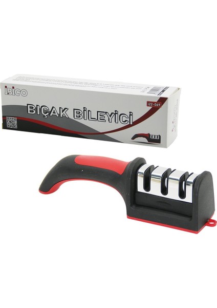 Kutulu Bıçak Bileme 3 Boğumlu Renkli Plastik Saplı (3791) fiyatları