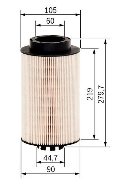 Hava Filtresi Focus Iı-Iıı 04-11 Cmax 1.6 Tdcı-1.8 Tdcı-2.0 Tdcı 07-11 Volvo S40 C30 V40 V50 04- 7M519601AC