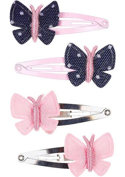 4lü Kelebek Klipsli Toka