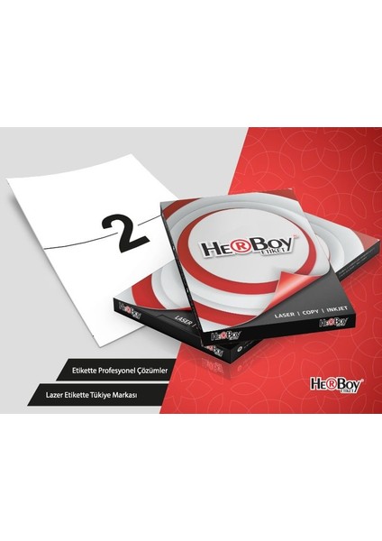 TW-2102 210x148,5 mm Laser Etiket 100 Ad.