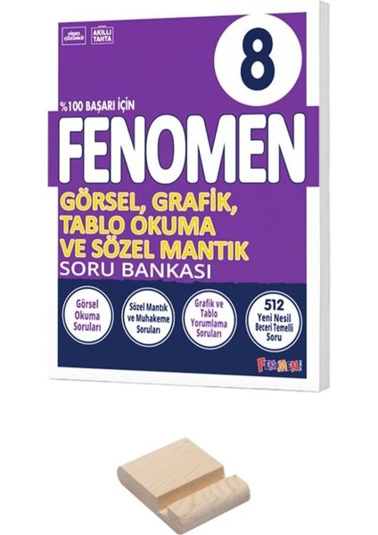 LGS 8. Sınıf Görsel Grafik Tablo Okuma ve Sözel Mantık Soru Bankası