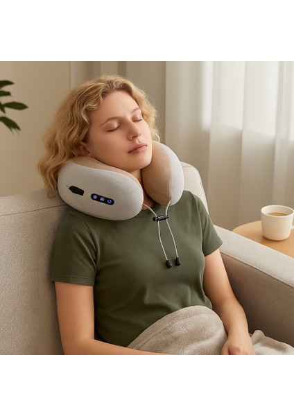 Isıtmalı Ovmalı Boyun Masaj Yastığı | Seyahat ve Ev Kullanımı Için Uygun | Şarjlı & Ergonomik Tasarım modelleri