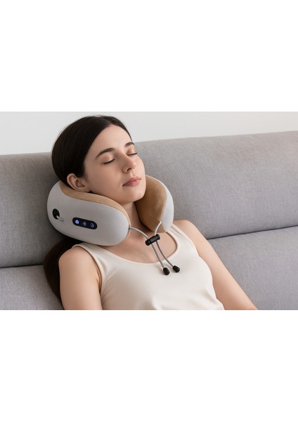 Isıtmalı Ovmalı Boyun Masaj Yastığı | Seyahat ve Ev Kullanımı Için Uygun | Şarjlı & Ergonomik Tasarım indirimleri
