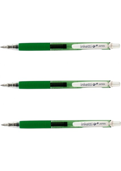 Inketti - 0.5mm Cch-10 Green ( Üç Adet )
