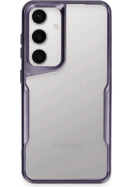 Samsung Galaxy A15 4g Kılıf Boyi Silikon Kapak - Derin Mor