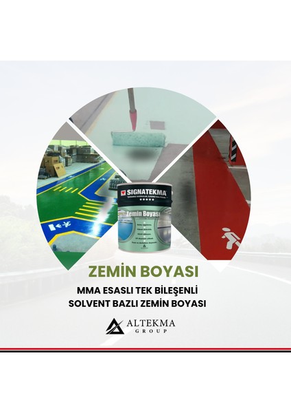 Zemin Boyası 20 Kg - Mma Esaslı Akrilik Zemin Boyası