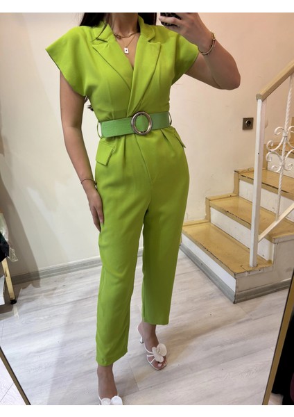 Kısa Kollu Kemerli Tulum fiyatları