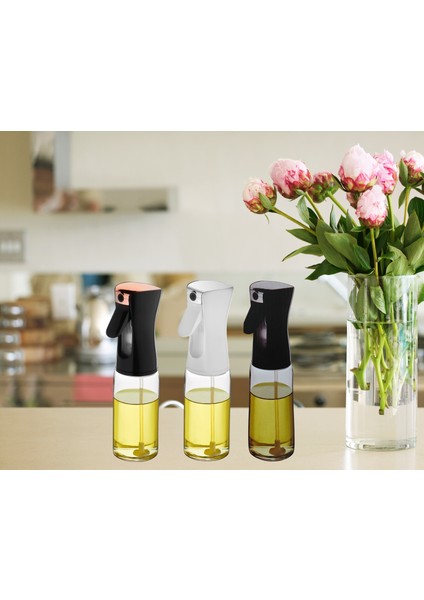 Sprey Püskürtmeli Cam Şişe Limonluk Yağdanlık ve Sirkelik