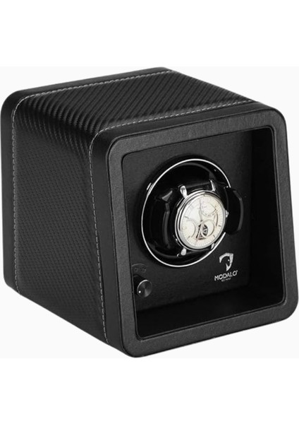 Saturn Style Mv4 Saat Döndürücü, 1 Saat Kapasiteli, Karbon Deri, Modern Tasarım, Yüksek Kaliteli El Işçiliği fiyatları