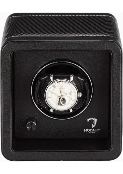 Saturn Style Mv4 Saat Döndürücü, 1 Saat Kapasiteli, Karbon Deri, Modern Tasarım, Yüksek Kaliteli El Işçiliği modelleri