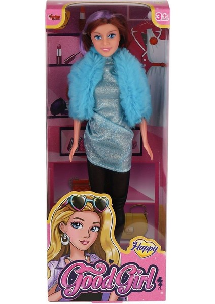 WG-66771 Parlak Drape Elbiseli Bebek 29 cm -Vardem fiyatları