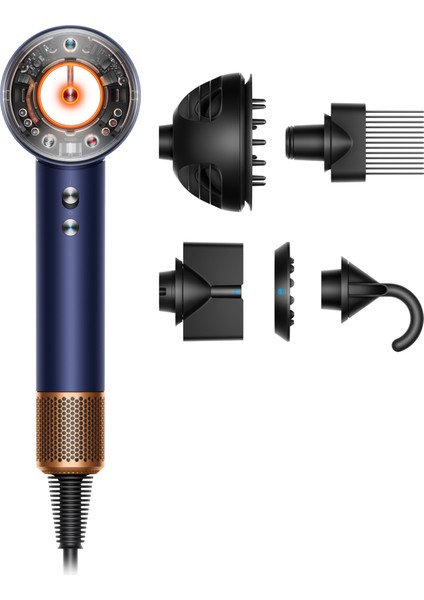 Supersonic Nural™ Saç Kurutma Makinesi (Prusya Mavisi/parlak Bakır)
