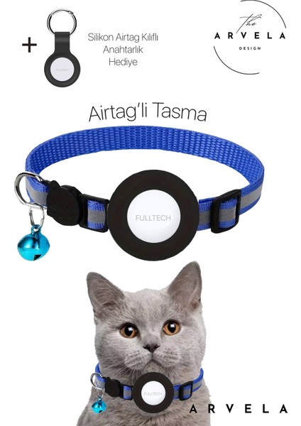 Marven Airtag'li Kedi Takip Tasması