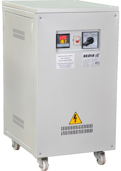 25 Kva Monofaze Servo Otomatik Voltaj Regülatörü 160 V - 250 V