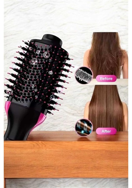 1200 Watt Gücünde, Negatif Iyon Teknolojili, 3 Isı Kademeli Fön Tarağı fırsatları