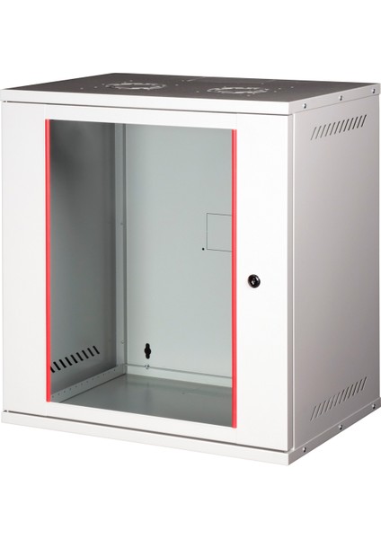 - 12U 19" Cam Kapaklı Duvar Tipi Rack Kabinet – Genişlik: 544 mm | Derinlik: 400 mm – Açık Gri (Demonte) fiyatları