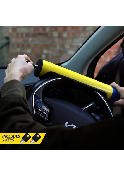Beyzbol Sopası Tarzı Direksiyon Kilidi, Araç Güvenliği Için Ağır Hizmet Tipi fiyatları