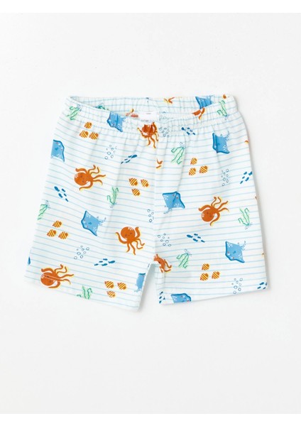 Lcw Baby Ekru Polo Yaka Yaka Kısa Kollu Erkek Bebek Şortlu Pijama Takımı fırsatları