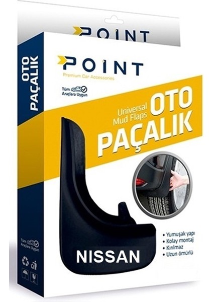 Nissan Pacalik Tozluk Camurluk Siyah 2 Li