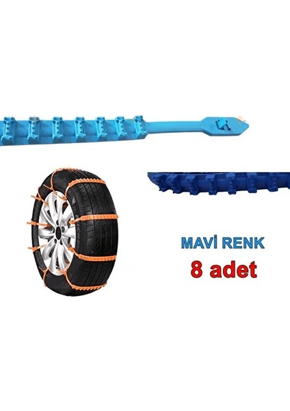 Plastik Kar Buz Araba Zinciri Palet 8 Li Set