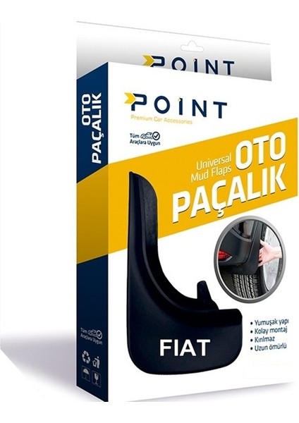 Fiat Pacalik Tozluk Camurluk Universal Siyah 2 Li